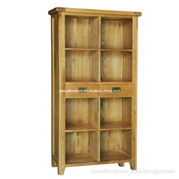Provence Oak 2 Drawer Bookcase with Drawers